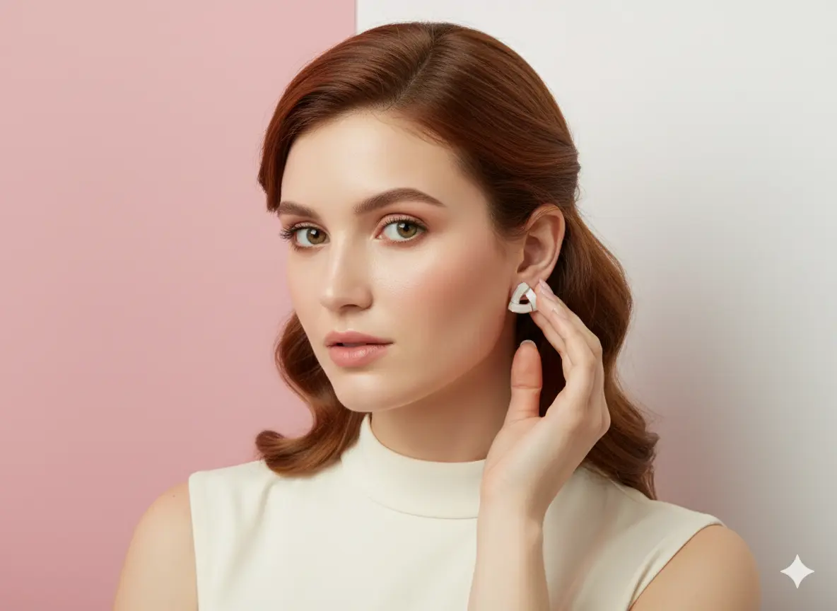 Stud earrings collection